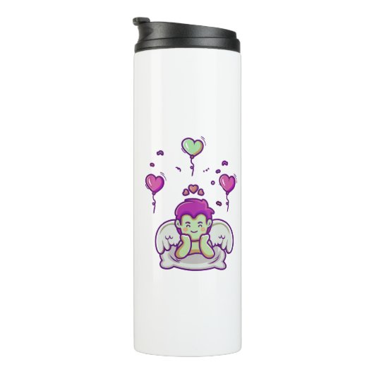 Damen Tee Shirts, Männer Shirts, Mama Geist T - Sh Thermosbecher (Nach rechts gedreht)