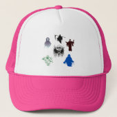 Damen-Tee-Shirts, Männer-Shirts, Mama-Geist-T - Sh Truckerkappe (Vorderseite)