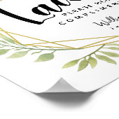 Damen Toilettenschild - Kosmetikkorb Kristall Poster (Ecke)