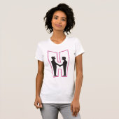 Damen-Trägershirt der Ehemann-"H" T-Shirt (Vorne ganz)