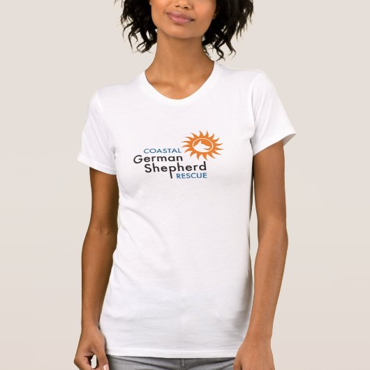 Damen-Trägershirtsun-Logo - Küsten-GSR T-Shirt (Vorderseite)