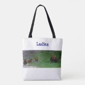 Damen-Tüte Tasche (Rückseite)