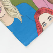 Damen und Herren Fleecedecke (Ecke)
