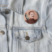 Damen-und Schwein-Knopf Button (Beispiel)