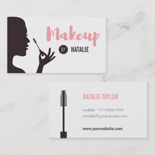 Damen-und Visitenkarte (Vorne/Hinten)