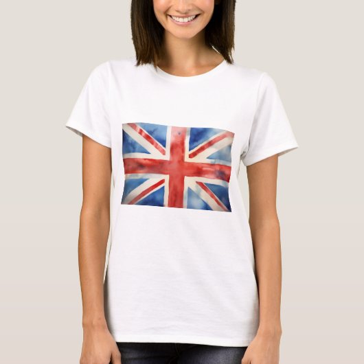 Damen Union Jack T-Shirt (Vorderseite)