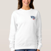 Damen-USA-Sweatshirt Sweatshirt (Vorderseite)