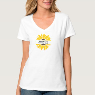 Damen V-Ausschnitt Größe S T-Shirt