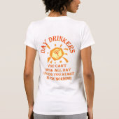 Damen V-Hals Mikro-Faser T-Shirt (Rückseite)