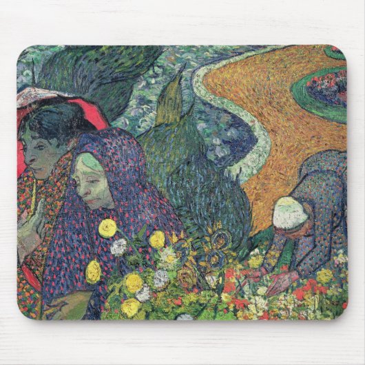Damen Vincent van Goghs | von Arles, 1888 Mousepad (Vorne)