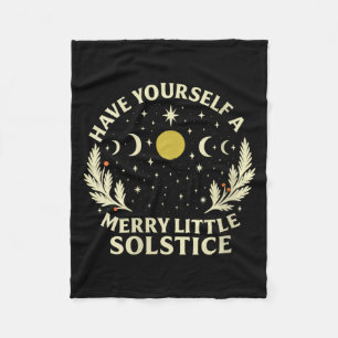 Damen Vintage Haben Sie Sich Ein Fröhliches Weihna Fleecedecke