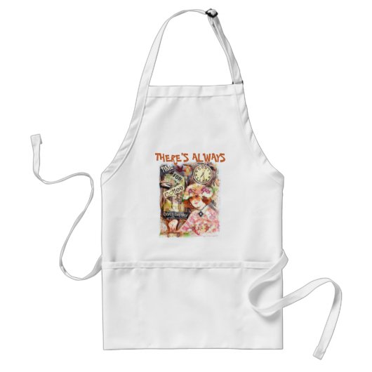 Damen Vintage Kaffee Schürze (Vorne)