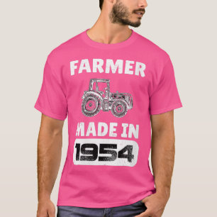 Damen Vintage-Landwirt Geboren 1954 69 Jahre alt F T-Shirt