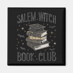 Damen Vintage Salem Buchclub Schwarze Katze Buchli Magnet
