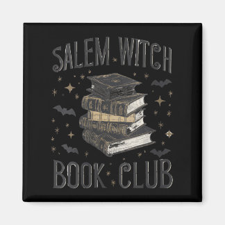 Damen Vintage Salem Buchclub Schwarze Katze Buchli Magnet