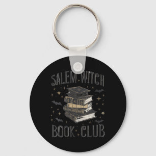 Damen Vintage Salem Buchclub Schwarze Katze Buchli Schlüsselanhänger