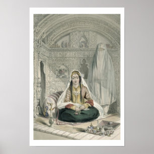 Damen von Caubul in ihrem herein und in der Poster