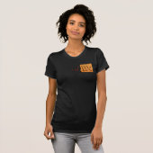 Damen WIR T - Shirtschwarzes T-Shirt (Vorne ganz)