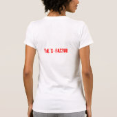 Damen X-Faktor Trägershirt T-Shirt (Rückseite)