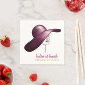 Damen zum Mittagessen - Chic & Elegante Veranstalt Serviette (Beispiel)