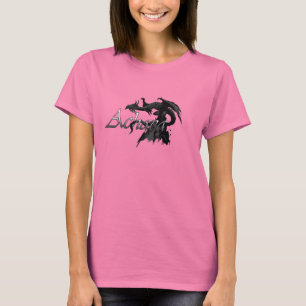 Damen zwei färben Shirt mit Achaea Drachelogo