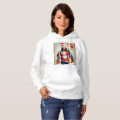Damenbasisches (individuelles) Hooded Sweatshirt (Vorne ganz)