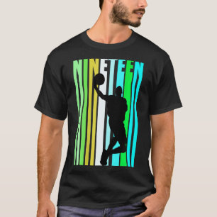 Damenbasketball 19. Geburtstag Junge Männer Papa R T-Shirt