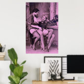 Damenbekanntschaften Poster (Heimbüro)