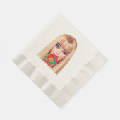 Damenbinden Serviette (Ecke)