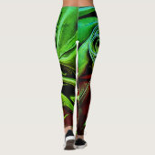 Damenfrauen im Super-Öko-Stil Leggings (Rückseite)