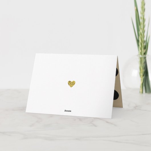 Damengalentinstag Feiertagskarte (Rückseite)