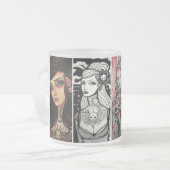 Damengesichter Mattglastasse (Vorderseite Links)