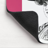 Damenhut-Mauspad Mousepad (Ecke)