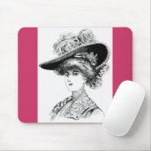 Damenhut-Mauspad Mousepad (Mit Mouse)