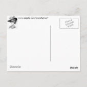 Damenhut Postkarte (Rückseite)