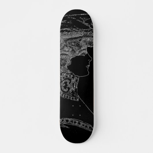 Damenhut-Skateboard Skateboard (Vorne)