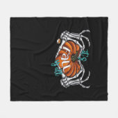 Damenit's Fall Y’all Pumpkin Gnome Autumn Tree He Fleecedecke (Vorderseite (Horizontal))