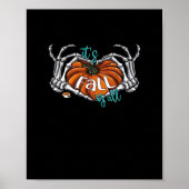 Damenit's Fall Y’all Pumpkin Gnome Autumn Tree He Poster (Vorne)