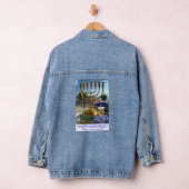 Damenjacke Happy Hanukkah, Löwe Jeansjacke (Hangar)