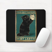 Damenkatze Hintern Servietten Mode Mousepad (Mit Mouse)