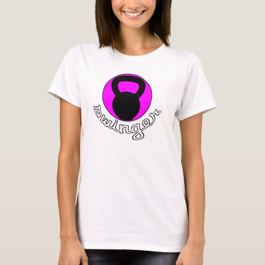 DamenKettlebell "Swinger-" T - Shirt (Vorderseite)