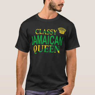 Damenklasse Jamaikanische Königin Jamaikanische Fr T-Shirt