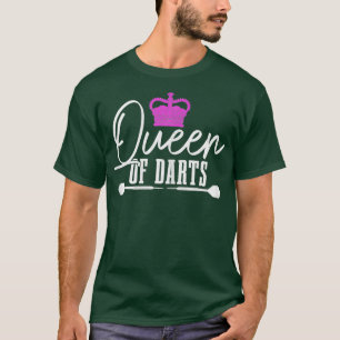 Damenkönigin von dunklen, sonnigen Darts Player Gi T-Shirt