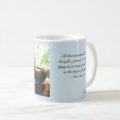 Damenlesung, viktorianisches Buchzitat Kaffeetasse (VorderseiteRechts)