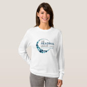 Damenmantel mit langem Ärmel (Slogan auf dem Rücke T-Shirt (Vorne ganz)