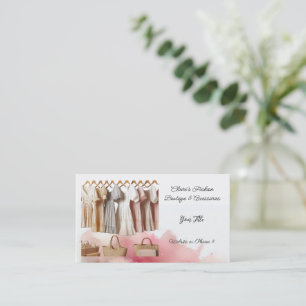 Damenmode-Boutique-Accessoire-Geschäftskarte Visitenkarte