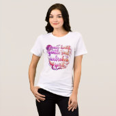 Damenmode Tri-Blend Shirt (Vorderseite voll)