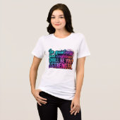 Damenmode Tri-Blend Shirt (Vorderseite voll)