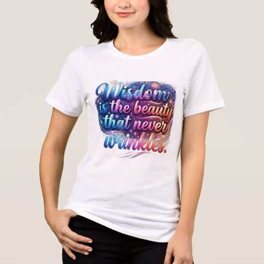 Damenmode Tri-Blend Shirt (Vorderseite)