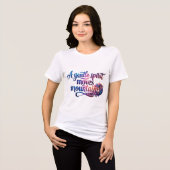 Damenmode Tri-Blend Shirt (Vorderseite voll)